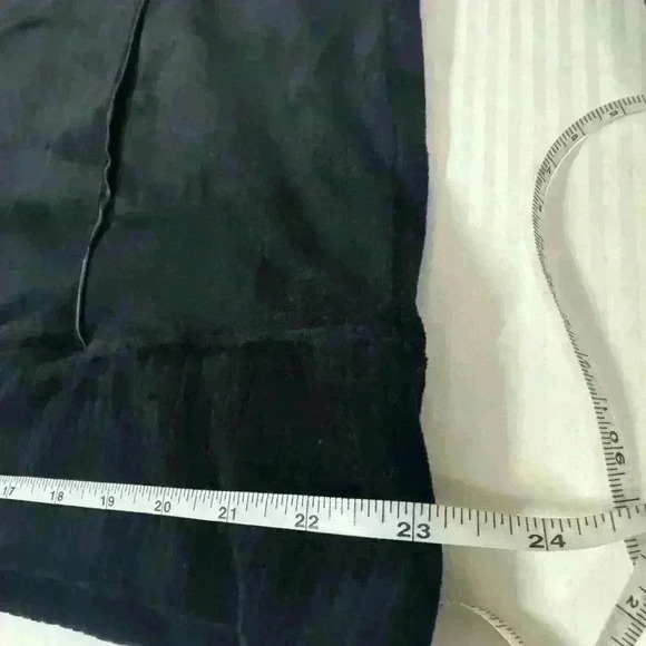 NWT Cappagallo soft black velour Y2K athleisure light crew sweatshirt size XL - Picture 9 of 10